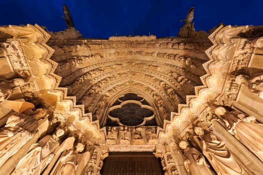 Cathedral of Our Lady of Reims. Reims, Grand Est, France.