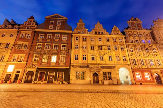 Market Square in Wroclaw. Wroclaw, Lower Silesian, Poland.