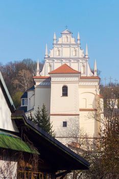 Parish Church of St. John the Baptist in Kazimierz Dolny. Kazimierz Dolny, Lubelskie, Poland.