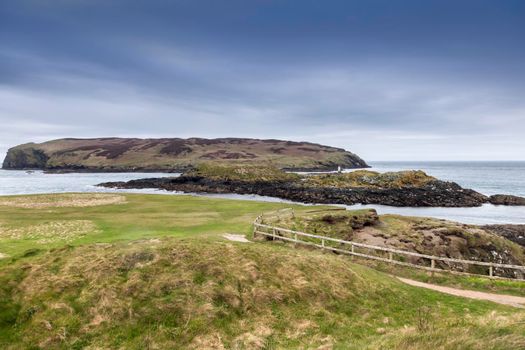 Kitterland seen from Isle of Man. Isle of Man.