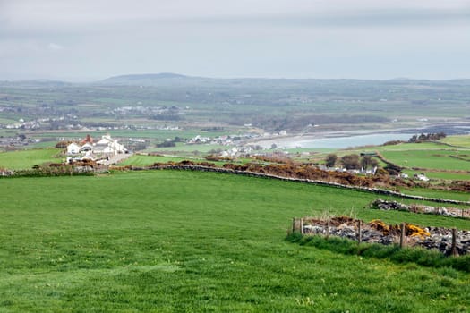Cregneash area panorama - Isle of Man. Isle of Man.