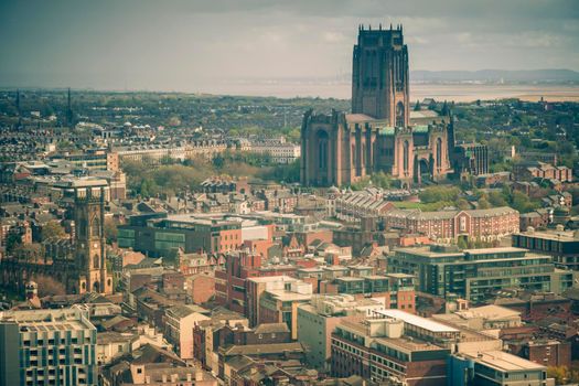 Liverpool Anglican Cathedral. Liverpool, North West England, UK.