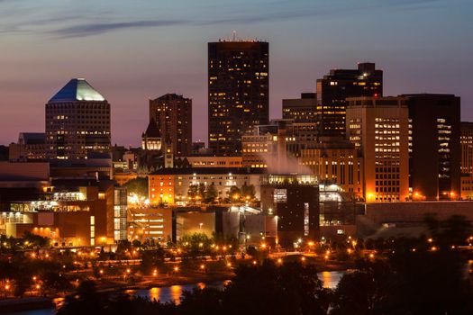 Panorama of St. Paul. St. Paul, Minnesota, USA.