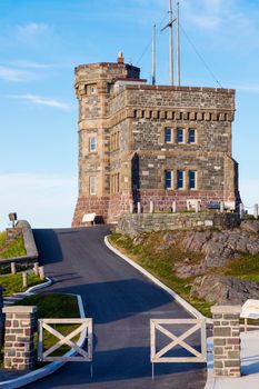 Cabot Tower on Signal Hill in St John's, Newfoundland. St. John's, Newfoundland and Labrador, Canada.