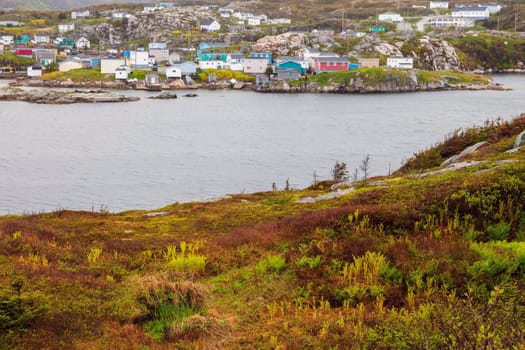 Panorama of Rose Blanche, Newfoundland. St. John's, Newfoundland and Labrador, Canada.