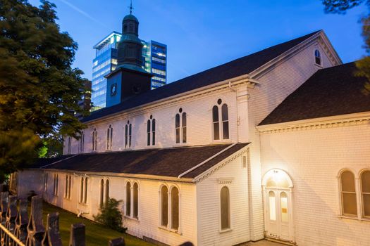St. Paul Anglican Church in Halifax. Halifax, Nova Scotia, Canada.