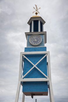 Clock tower in Halifax harbor. Halifax, Nova Scotia, Canada.