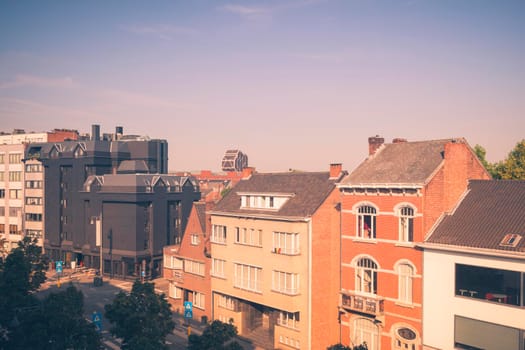 Panorama of Hasselt. Hasselt, Flemish Region, Belgium.