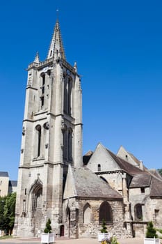 Church Saint Medard in Creil. Creil, Hauts-de-France, France.