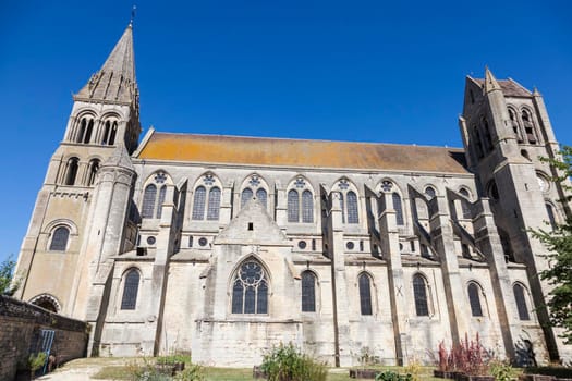 St Nicolas Abbey in Saint-Leu-d'Esserent. Saint-Leu-d'Esserent, Hauts-de-France, France.