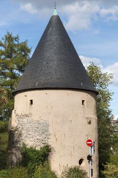Camoufle Tower in Metz. Metz, Grand Est, France.