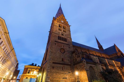 St Petri Cathedral in Malmo. Malmo, Scania, Sweden.