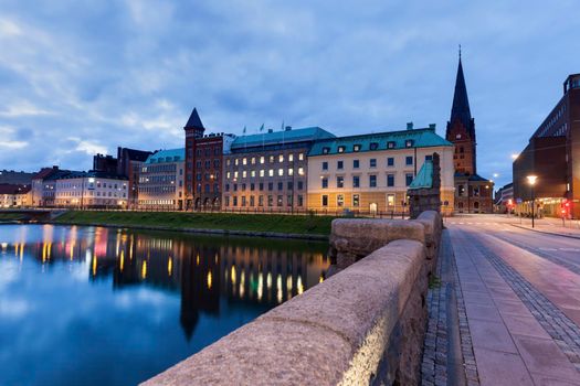 St Petri Cathedral in Malmo. Malmo, Scania, Sweden.