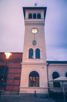 Railway station in Malmo. Malmo, Scania, Sweden.
