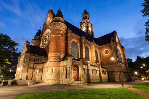 Johannes Church in Malmo. Malmo, Scania, Sweden.