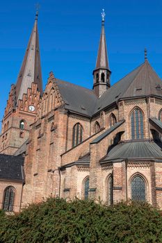 St Petri Cathedral in Malmo. Malmo, Scania, Sweden.