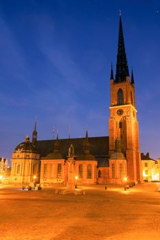 Riddarholmen Church in Stockholm. Stockholm, Sodermanland and Uppland, Sweden.