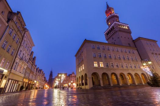 City Hall in Opole. Opole, Opolskie, Poland.