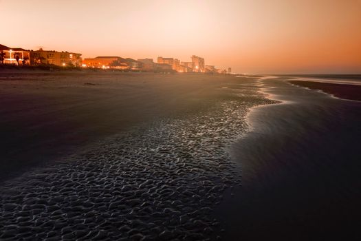Beach in South Padre Island, Texas. South Padre Island, Texas, USA.