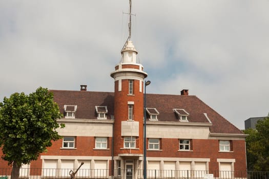 Old lighthouse in Dunkirk. Dunkirk, Hauts-de-France, France.