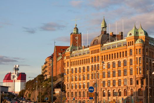 Panorama of Gothenburg. Gothenburg, Vasstergotland and Bohuslan, Sweden.