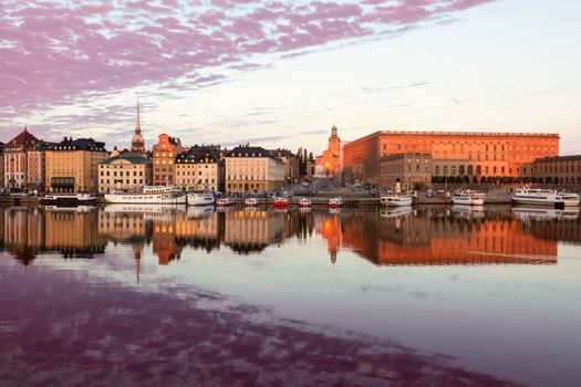 Gamla Stan - Old Town of Stockholm. Stockholm, Sodermanland and Uppland, Sweden.