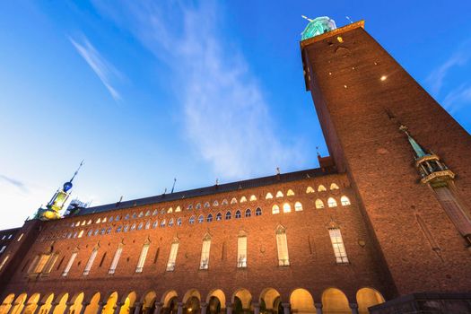 Stockholm City Hall. Stockholm, Sodermanland and Uppland, Sweden.
