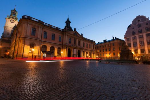 Main Square in Stockholm. Stockholm, Sodermanland and Uppland, Sweden.