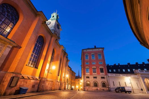 Church of St. Nicholas in Stockholm. Stockholm, Sodermanland and Uppland, Sweden.
