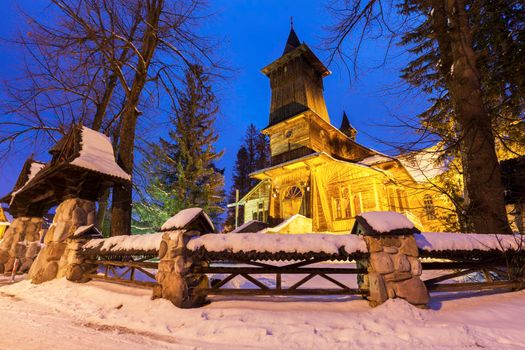 Parish of St. Casimir in Koscielisko. Koscielisko, Lesser Poland, Poland.