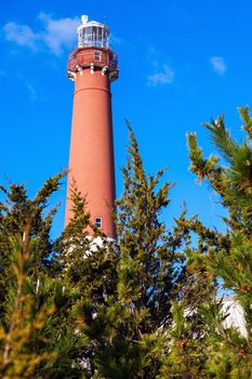 Barnegat Lighthouse in New Jersey, USA.
