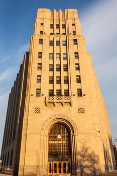 Old architecture of Winnipeg. Winnipeg , Manitoba, Canada.