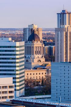Manitoba Legislative Building in Winnipeg. Winnipeg , Manitoba, Canada