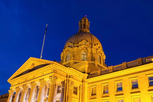 Alberta Legislative Building in Edmonton. Edmonton, Alberta, Canada.