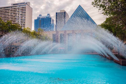 City Hall in Edmonton. Edmonton, Alberta, Canada.