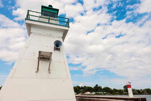 Port Dover Lighthouse by Lake Erie. Ontario, Canada.