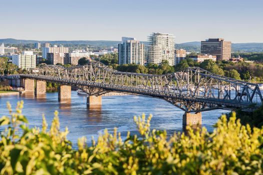 Panorama of Gatineau seen from Ottawa. Panorama of Gatineau, Ontario, Canada.