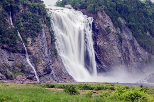 Montmorency Falls in Quebec. Quebec City, Quebec, Canada.