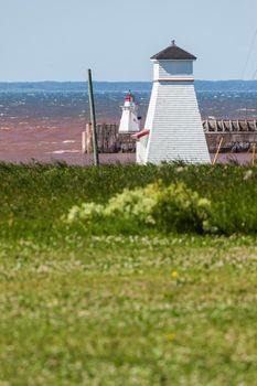 Port Borden Lighthouse on Prince Edward Island. Prince Edward Island, Canada.