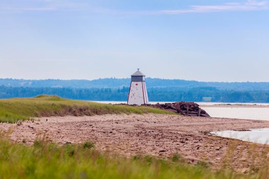 Murray Harbour Range Front Lighthouse on Prince Edward Island. Prince Edward Island, Canada.