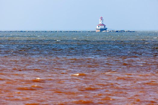 Indian Head Lighthouse on Prince Edward Island. Prince Edward Island, Canada.