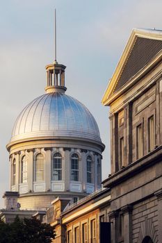 Bonsecours Market Building in Montreal. Montreal, Quebed, Canada.