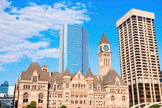 Historic building of Toronto City Hall. Toronto, Ontario, Canada.