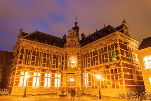 Academy building of the University of Utrecht. Utrecht, Netherlands.