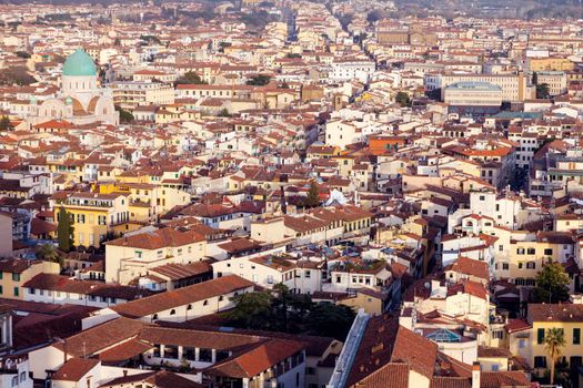 Aerial view of Florence. Florence, Tuscany, Italy