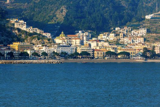 Architecture of Maiori. Maiori, Campania, Italy.