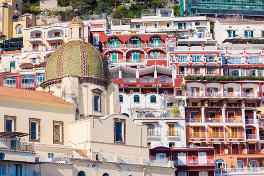 Santa Maria Assunta Church in Positano. Positano, Campania, Italy