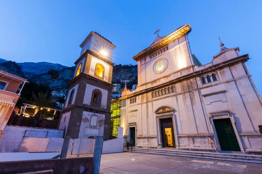 Santa Maria Assunta Church in Positano. Positano, Campania, Italy.