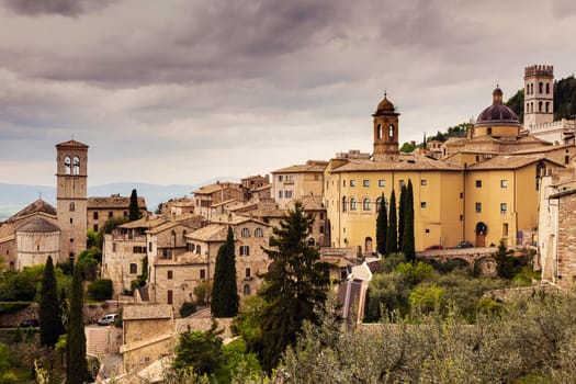 Architecture of Assisi. Assisi, Umbria, Italy