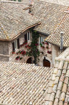 Architecture of Assisi. Assisi, Umbria, Italy.